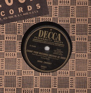 Bing Crosby - Count Your Blessings Instead Of Sheep / What Can You Do With A General