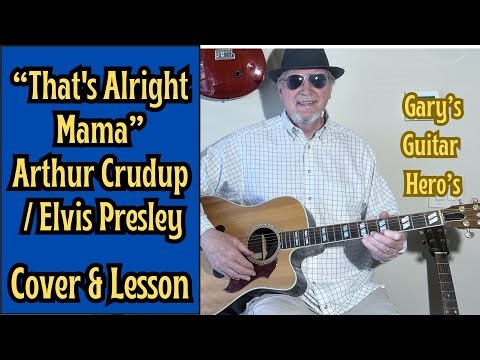 "That's All Right Mama", Simplified Beginner Acoustic Guitar Lesson