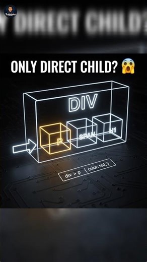 CSS Child Selector Explained | CSS Selectors Tutorial | #viral #trending #shorts #funny