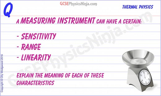 15. Sensitivity, range and linearity of measuring instruments - GCSEPhysicsNinja.com