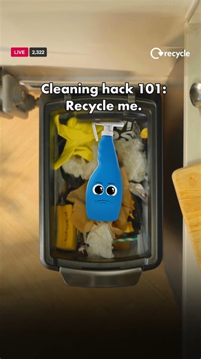 Oh no, wrong bin! 🫨 Rescue Trigger the spray bottle and recycle them instead. 👻 When you've finished spraying away the ghosts this month, make sure your empty trigger spray ends up in your recycling bin to be turned into something new rather than letting poor old Trigger rot in landfill. Check out our Recycling Locator for more recycling tips: https://bit.ly/3ZgDqaG | Recycle Now