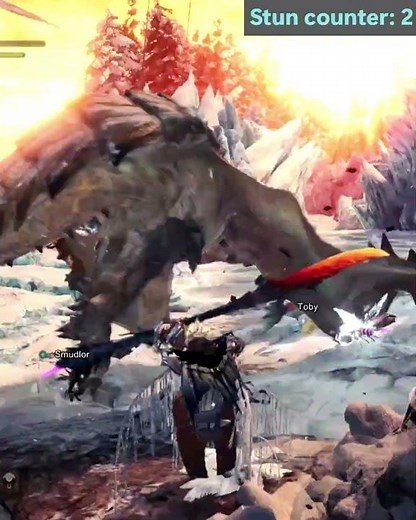 Barioth is a bully #monsterhunter #barioth