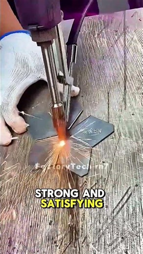 “Watch This Laser Weld Metal in Seconds 😳🔥” #laserwelding #welding #machine #technology