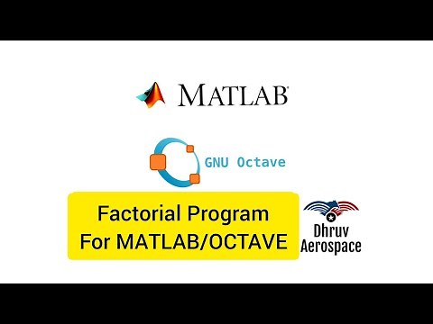 Factorial Program for MATLAB/OCTAVE |MATLAB| OCTAVE | Factorial Basic Program