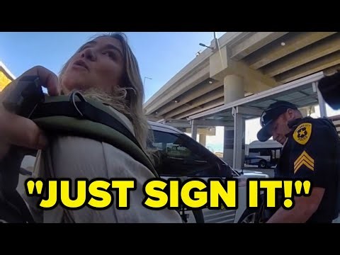 Ex-Fire Chief's Wife Turns Stop Sign Into Jail Weekend! 🚔