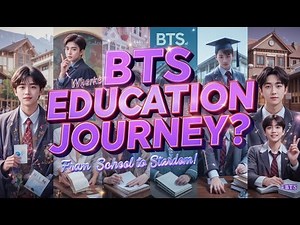 "Where Did BTS Study? Full School and College Journey Revealed!"#btsarmy #btssecrets