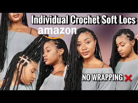 $35 SOFT LOCS!! | 24” Crochet Faux Locs Tutorial INDIVIDUAL | NO WRAPPING | *AMAZON MUST HAVE*