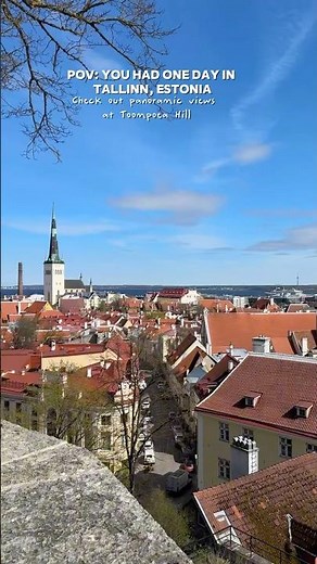 If you had one day in Tallinn, Estonia 🤍 See description for details!