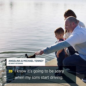 155K views · 506 reactions | “I know when we hand them the keys to their first car it’ll be scary, but we’ll have USAA insurance for both my boys.” - US Navy Veteran Angelina Tenney. | USAA | Facebook