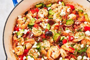 Greek Shrimp Is The Perfect One-Pan Dinner