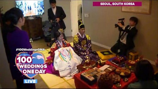 Beautiful South Korean Wedding Ceremony Features Many Family Traditions