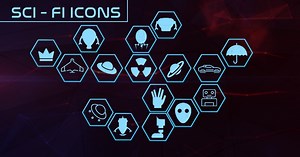 2D-SCI-FI icons ui pack | 2D Icons | Unity Asset Store