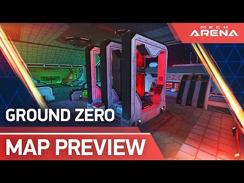 Map preview: Ground Zero | Deathmatch 5v5 | Mech Arena