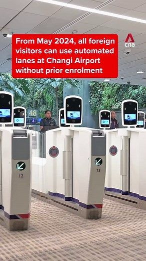 826K views · 5.8K reactions | All foreigners entering Singapore can now use the automated lanes at Changi Airport without enrolling beforehand. However, they will still need to submit the SG Arrival Card before arriving in Singapore. | CNA | Facebook