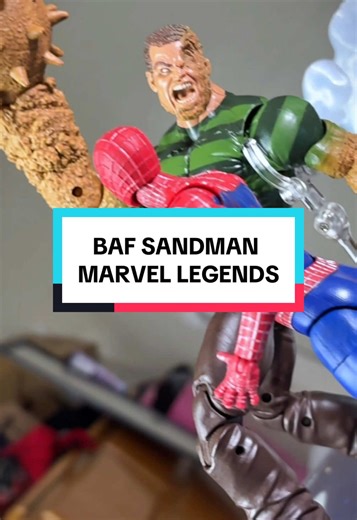 Review of BAF Sandman Marvel Legends Figure