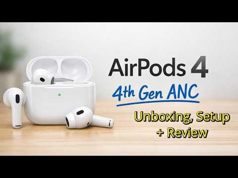 Apple AirPods 4 Review + Unboxing & Setup - Really Good😀!