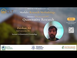 Webinar 09: Quantitative Research | Research Methodology 2025 Course
