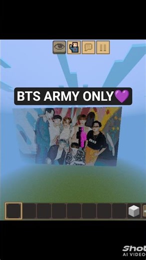 I built BTS in Minecraft! 💜 It took 5 hours... Pls support!