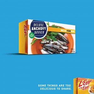 Eggo® Packaging Decoys. Because nobody ever said, “L’Eggo My Anchovy Dinner!” Visit LeggoMyEggo.com. Pick a decoy label. Print. Paste. Problem solved. | Eggo