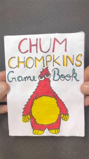 Poppy Playtime Chapter 5 Game Book 📕 #Chum Chompkins Game Book #poppyplaytime #shorts #viral