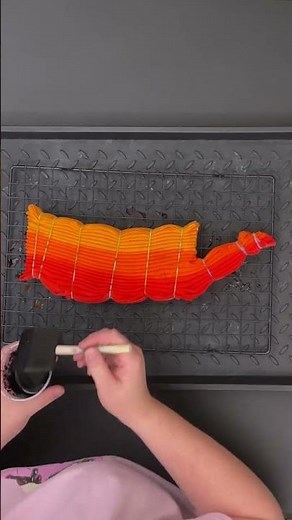 Ombré Tiger Stripes Tie Dye T Shirt - Easy & Fun #shorts