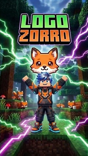 🦊 Cómo Hacer el Logo del Zorro en Minecraft