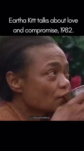 Eartha Kitt talks about love and compromise, 1982. | African and Black History AfricanArchives