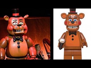 FNAF 2 toy ￼animatronics vs unofficial Lego FNAF