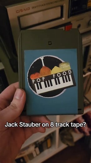 Don Cole on Instagram: "Jack Stauber on 8 track tape? 8-track tapes were a popular music format from the 1960s to the early 1980s, known for their chunky design and continuous loop of tape inside. Unlike vinyl or cassettes, they featured 8 programs divided into 4 stereo tracks, allowing music to play without rewinding. They’re a retro icon, loved for their unique sound and nostalgic vibe. #8track #retro #jackstauber #nowplaying #oscilloscope #music #cool #vintage"