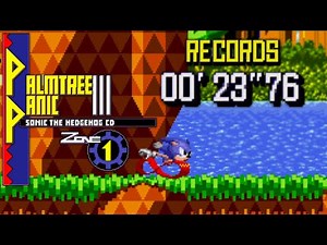 Sonic CD (2011) - Palmtree Panic Act 1 Speedrun - 23.76 seconds