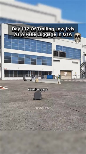 Day 112 of trolling low lvls as a fake palm tree in GTA 5 💀 #shorts #gta #gtaviral