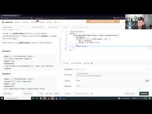 1961. Check If String Is a Prefix of Array - Daily Leetcode (Day 68)