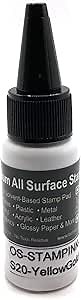 Amazon.com: BCH Stamp Ink Refill (Yellow Gold) – Vibrant Metallic Ink for Rubber & Self-Inking Stamps, Fast-Drying, Smudge-Proof, Long-Lasting Formula : Arts, Crafts & Sewing