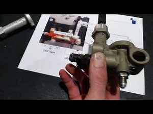 DEF metering unit sensors