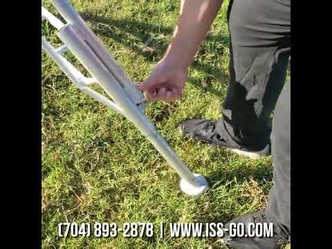 PROVEN FLO ADJUSTABLE ORCHARD LADDER DEMO