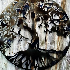 6.5K views · 139 reactions | Tree of life heated and blued. www.advancedmetalart.com #tree #blued #zen #metalart | Advanced Metal Art | Facebook