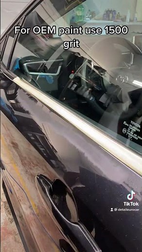 Removing a Scratch using touch up paint and wet sanding