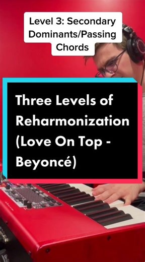 More reharm tips on a killer Beyoncé tune #pianolesson #pianotutorial #jazzpianotutorial #jazzpianolesson #gospelpiano #gospelmusic #jazzpiano #pianotok #pianochords