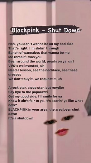 Blackpink Shut Down Rap Lyrics Explained