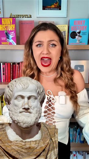 9.8K views · 2.9K reactions | This famous philosopher had saucy secrets  #KinkyHistory #History #Aristotle #DidYouKnow #Facts | Esme Louise James | Facebook