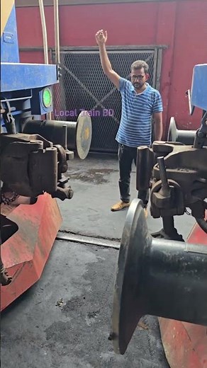 Double Locomotive Center Buffer Coupling Joint. #usa #Loco #railway #shorts