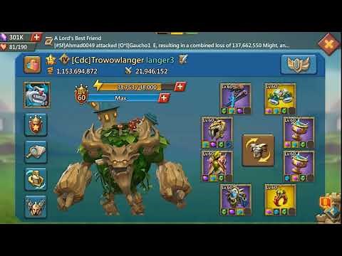Lords Mobile - INFANTRY BLAST SET UP - F2P guide for optimized gears, heroes and familiars