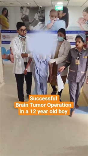 Successful Brain Tumor Operation In a 12 year old boy #pediatricneurosurgery #neurosurgeon