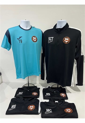 Personalised Football Training Tops for Players and Coaches