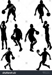 Basketball Player Collection 3 Vector Stock Vector (Royalty Free) 274742201 | Shutterstock