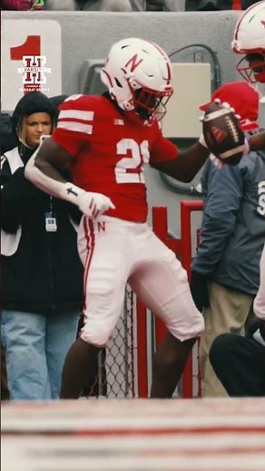 Nebraska's Emmett Johnson finished 2025 second nationally in all-purpose yards for FBS running backs
