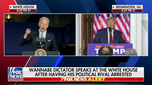8.1K views · 918 reactions | Trump EVISCERATES Biden Live After Pleading Not Guilty To Indictment Attack | Brian Kilmeade | Facebook