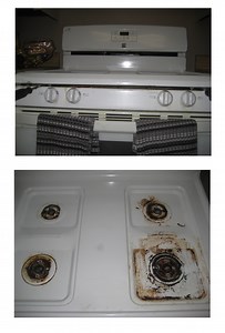 How to raise cooktop on Kenmore gas stove.