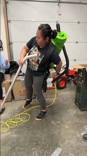 Unboxing the NEW Mosquito Brand Backpack Vacuum: Powerful Cleaning, Lightweight Design! #janitorial