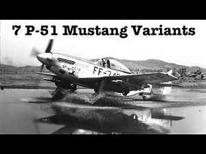 7 P-51 Mustang Variants from WWII (featuring armaments, engines and prototypes!)